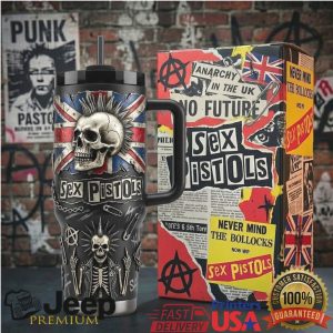 Sex Pistols Anarchy In The UK Punk Rock 1977 Retro 20oz Stainless Steel Insulated Tumbler