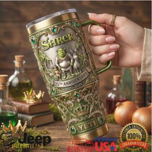 Shrek 25th Anniversary Dreamworks Movie Retro 2026 Fan Gift Stainless Steel Insulated Tumbler