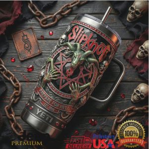 Slipknot Prepare For Hell 1999 Vintage Retro 40oz Heavy Metal Gifts For Fans Stainless Steel Insulated Tumbler