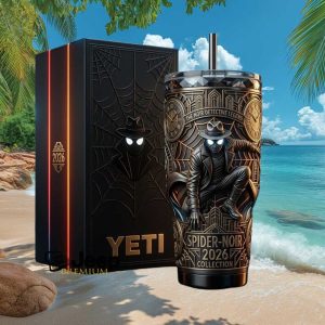 Spider Noir 2026 Collection The Noir Detective Legend Marvel Fans 20oz Gift Stainless Steel Insulated Tumbler