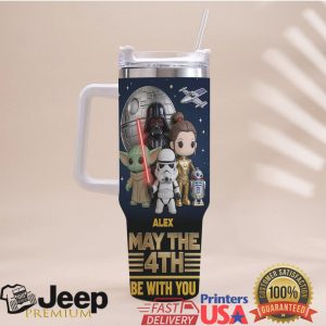 Star Wars May The 4th Be With You Alex Retro Gift For Fans Stainless Steel Insulated Tumbler