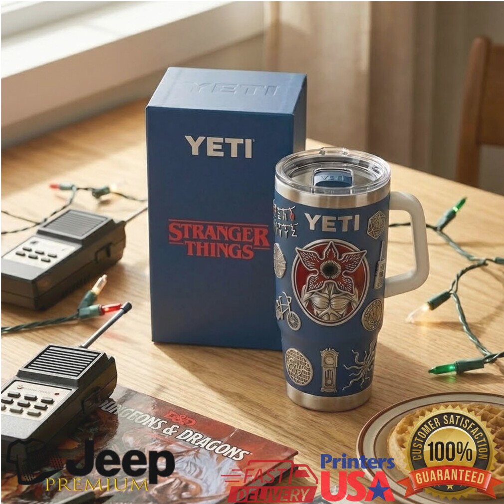Stranger Things Demogorgon Hawkins 2026 Vintage 20oz Gifts for Fans Stainless Steel Insulated Tumbler Stranger Things Demogorgon Hawkins 2026 Vintage 20oz Gifts for Fans Stainless Steel Insulated Tumbler