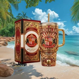 Sunderland AFC Red Legacy Edition Vault Football Club Vintage Gift Stainless Steel Insulated Tumbler
