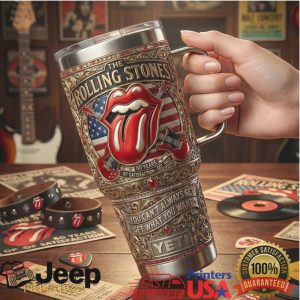 The Rolling Stones 60 Years of Satisfaction Tour 2024 Vintage Gifts for Fans Stainless Steel Insulated Tumbler