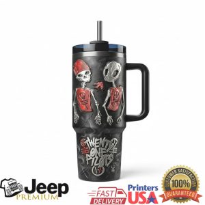 Twenty One Pilots Clancy World Tour 2025 Skeleton Retro 20oz Gift Stainless Steel Insulated Tumbler