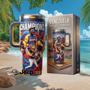 Venezuela 2026 World Baseball Classic WBC Champions Collector Edition Gifts for Fans Stainless Steel Insulated Tumbler