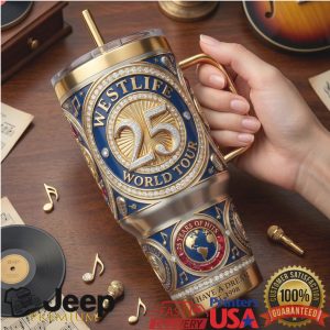 Westlife 25 Years of Hits World Tour 1998 Retro 20oz Gifts for Fans Stainless Steel Insulated Tumbler