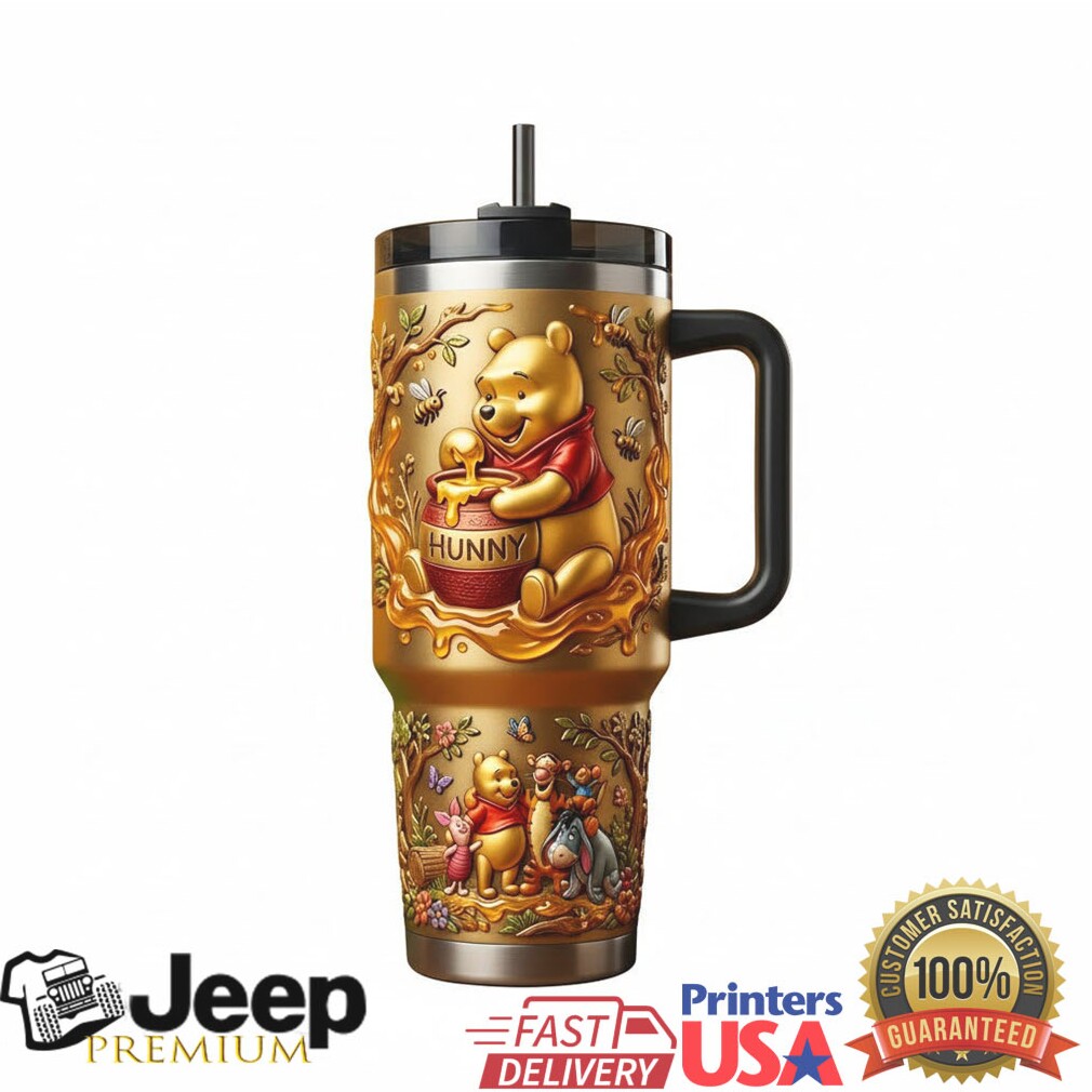 Winnie The Pooh Hunny Pot Classic Storybook Retro 20oz Gift Stainless Steel Insulated Tumbler Winnie The Pooh Hunny Pot Classic Storybook Retro 20oz Gift Stainless Steel Insulated Tumbler